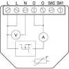 Shelly Wave Dimmer EU LR viedais dimmera kontrolieris — 2 kanālu, bez neitrāles, 220–240 V, LED līdz 150 W, kvēlspuldzes līdz 200 W, 864–868,4 MHz