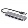 USB centrmezgls UGREEN 50985 (4× USB 3.2 Gen 1 Type-A, 5 Gb/s, Sudraba)