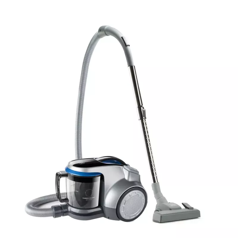 Cilindriskais putekļsūcējs Black & Decker BXVML700E — 700 W, 2 L putekļu tvertne, cikloniskā filtrācija, EPA filtrs, gumijas riteņi