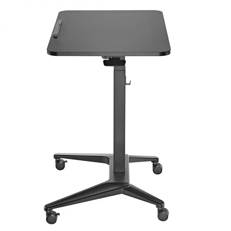 Mobilais klēpjdatora galds MACLEAN MC-453B ar pneimatisku augstuma regulēšanu, maks. augstums 109 cm, 8 kg ietilpība