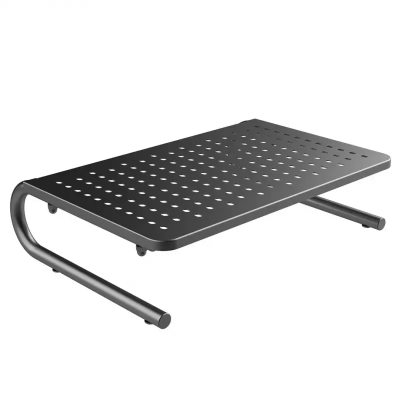 Portatīvā monitora paliktnis MACLEAN MC-948 13–32 collu ekrāniem, regulējams augstums un leņķis, melns, 370×235×100 mm, 20 kg kravnesība