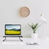 Portatīvā monitora paliktnis MACLEAN MC-948 13–32 collu ekrāniem, regulējams augstums un leņķis, melns, 370×235×100 mm, 20 kg kravnesība