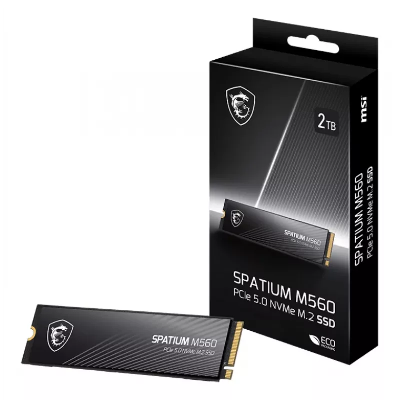 MSI Spatium M560 PCIE 5.0 NVME M.2 1TB PCI Express 5.0 3D NAND
