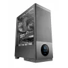 TACENS datora korpuss 2SAGITTA20 Midi Tornis, rūdīts stikls, ATX/Mikro-ITX/Mini-ITX, 1x3,5 collu + 2x2,5 collu, LED, iekļauti ventilatori