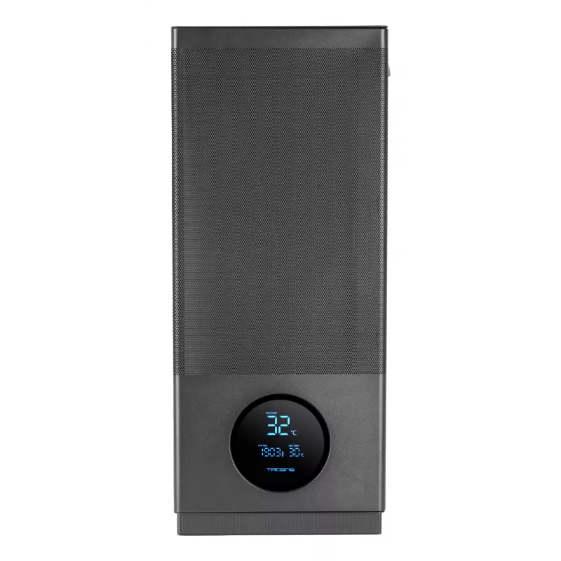 TACENS datora korpuss 2SAGITTA20 Midi Tornis, rūdīts stikls, ATX/Mikro-ITX/Mini-ITX, 1x3,5 collu + 2x2,5 collu, LED, iekļauti ventilatori