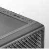 Mars Gaming MC-F melns, ATX spēļu vidējais tornis, pilna rūdīta stikla logs, metāla sieta priekšpuse, 4x 120mm ARGB ventilatori