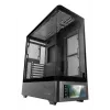 PC korpuss TACENS Mars Gaming MCLCDPRO Midi Tower — Melns, IPS 7.2 collu Displejs, Apakšējais barošanas bloks, ATX/Micro‑ATX/Mini‑ITX atbalsts