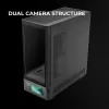 PC korpuss TACENS Mars Gaming MCLCDPRO Midi Tower — Melns, IPS 7.2 collu Displejs, Apakšējais barošanas bloks, ATX/Micro‑ATX/Mini‑ITX atbalsts