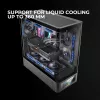 PC korpuss TACENS Mars Gaming MCLCDPRO Midi Tower — Melns, IPS 7.2 collu Displejs, Apakšējais barošanas bloks, ATX/Micro‑ATX/Mini‑ITX atbalsts