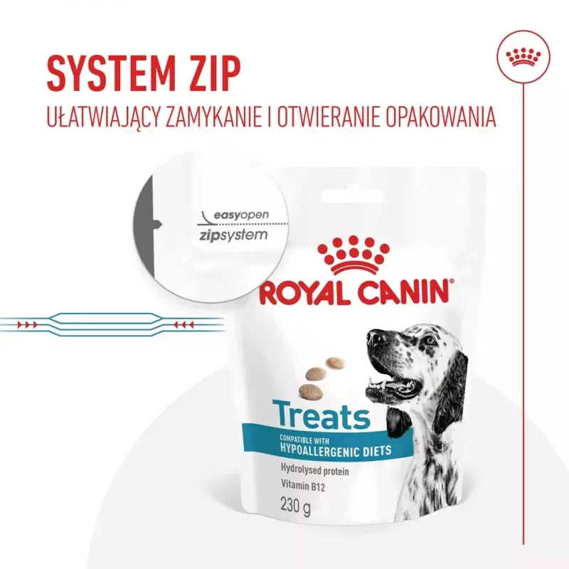 Hipoalerģiski suņu kārumi Royal Canin 230 g — putnu gaļas treniņkārumi, bez glutēna un cukura, pieaugušiem suņiem