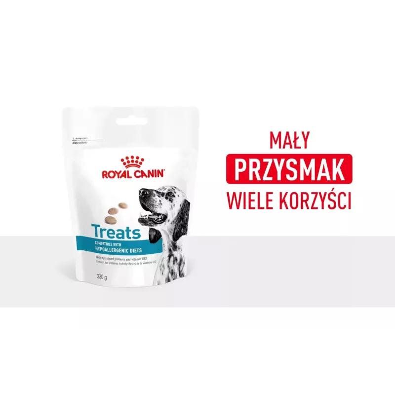 Hipoalerģiski suņu kārumi Royal Canin 230 g — putnu gaļas treniņkārumi, bez glutēna un cukura, pieaugušiem suņiem