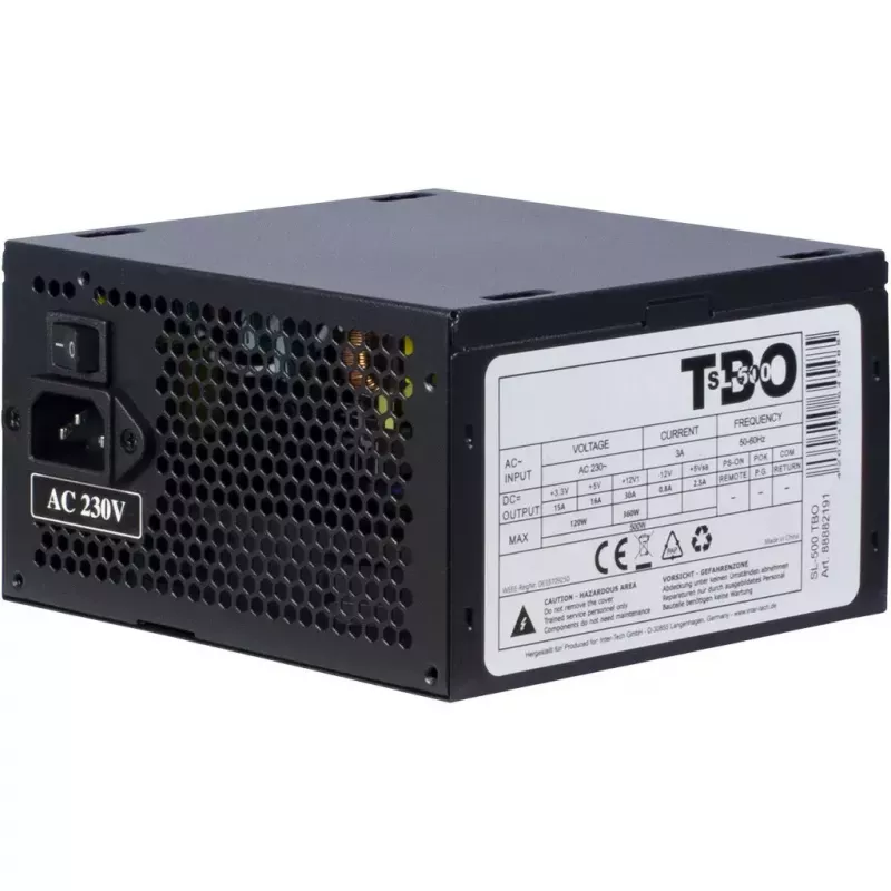 Barošanas bloks Inter-Tech SL-500 TBO 500 W