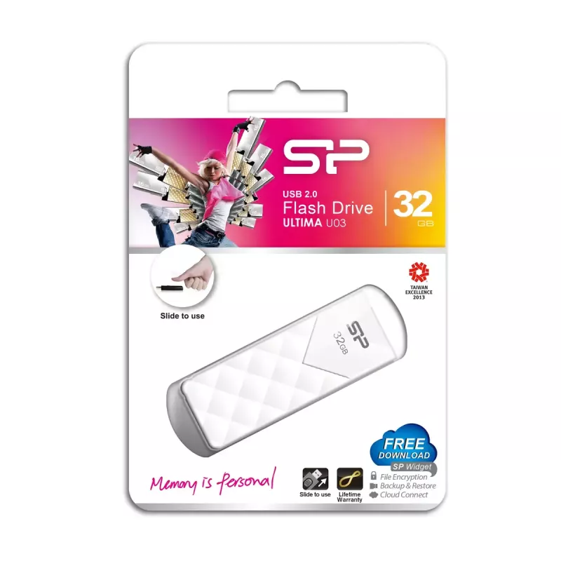 USB zibatmiņa Silicon Power 32 GB USB Type-A 2.0 Ultima U03