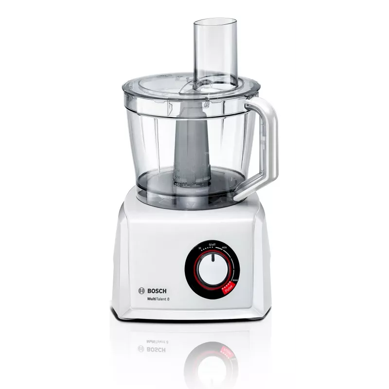 Virtuves kombains Bosch MC812W501 — 1000 W, 3,9 L bļoda, balta, nerūsējošā tērauda asmeņi