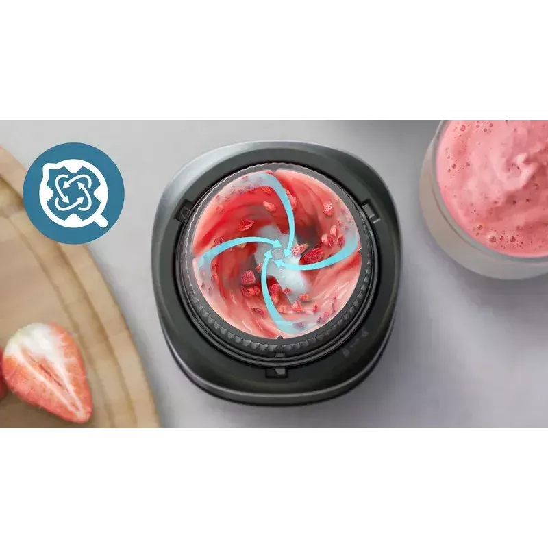 Galda blenderis Philips 5000 sērija HR2767/00 Melns Nerūsējošais tērauds