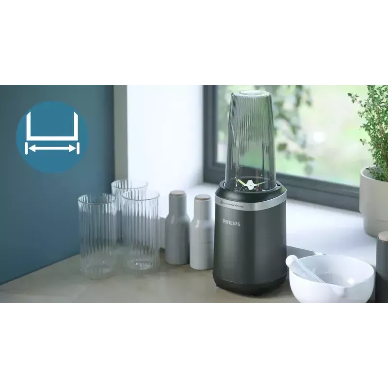 Galda blenderis Philips 5000 sērija HR2767/00 Melns Nerūsējošais tērauds