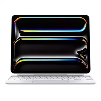 Apple Magic tastatūra iPad Pro 13 collu M4 zviedru balts bezvadu skārienpaliktnis