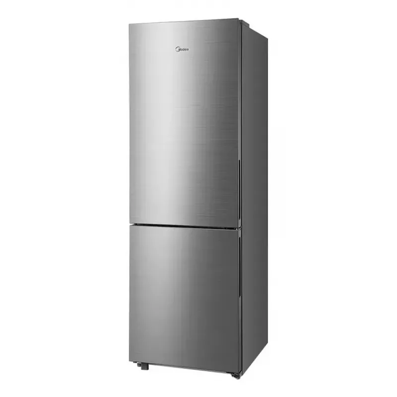 Brīvi stāvošs ledusskapis ar saldētavu Midea MDRB600MME46, 443 L kopējā, 313 L ledusskapis (No Frost), 130 L saldētava, E klase, nerūsējošais tērauds