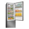 Brīvi stāvošs ledusskapis ar saldētavu Midea MDRB600MME46, 443 L kopējā, 313 L ledusskapis (No Frost), 130 L saldētava, E klase, nerūsējošais tērauds
