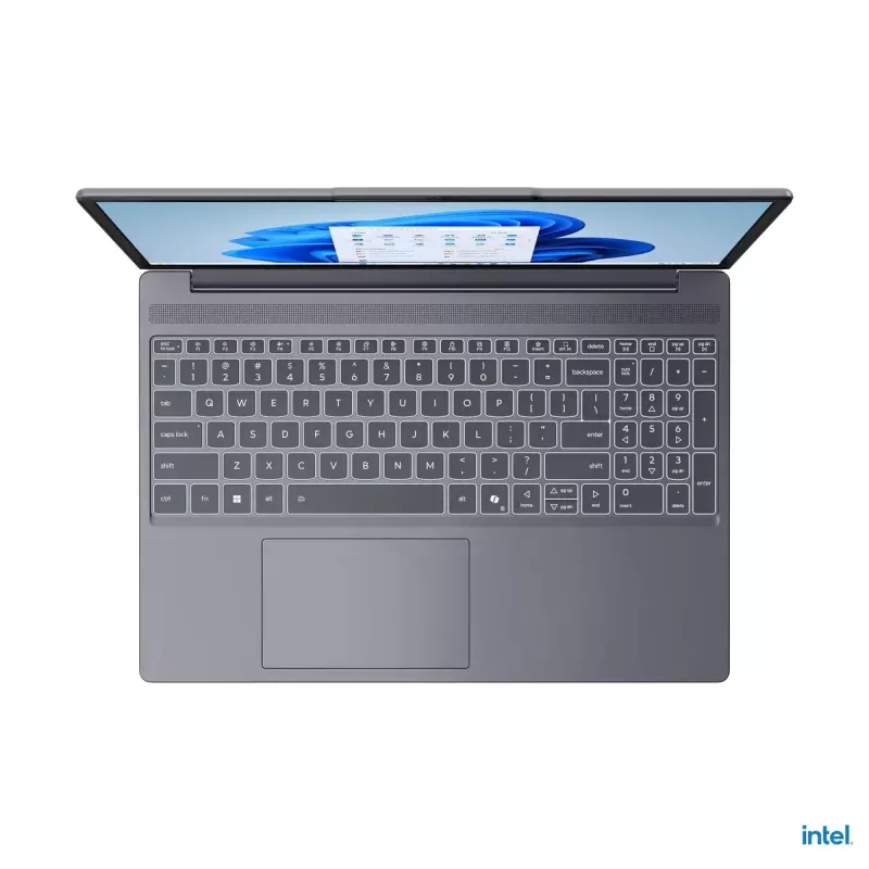 Lenovo IdeaPad plāns 3 16IRH10 klēpjdators — 16 collu WUXGA (1920×1200) IPS, Intel Core i5-13420H, 8GB DDR5, 512GB SSD, Intel UHD, Windows 11 Home, apgaismota tastatūra