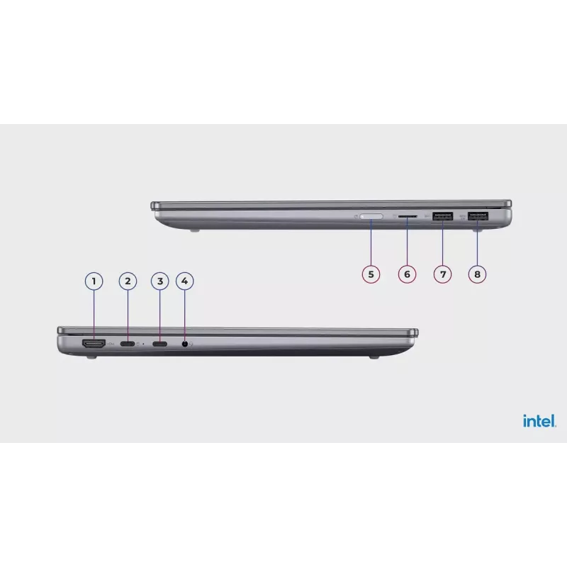 2-in-1 klēpjdators Lenovo IdeaPad 5 14 collu OLED Touch WUXGA i5-13420H 16GB 512GB Intel UHD Windows 11 Home