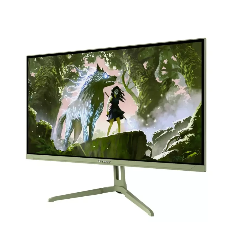 24 collu Arozzi Nova datora monitors — 23.8 collu (60.5 cm) Full HD 1920×1080 IPS LED, 1 ms, VESA, iebūvēti skaļruņi, zaļš