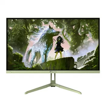 24 collu Arozzi Nova datora monitors — 23.8 collu (60.5 cm) Full HD 1920×1080 IPS LED, 1 ms, VESA, iebūvēti skaļruņi, zaļš