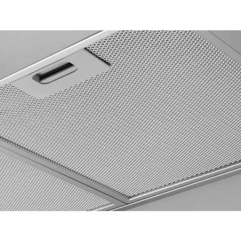 Zem skapja montējams tvaika nosūcējs Electrolux LFU215X, nerūsējošais tērauds, 498×132–510 mm, 3 ātrumi, 272 m³/h, alumīnija tauku filtrs