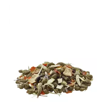 Trušu barība granulās VERSELE-LAGA Cuni Nature 2,3 kg — garšaugi, 14% olbaltumvielu, 15,5% šķiedrvielu, 4,5% tauku, C vitamīns, bez lipekļa un sojas