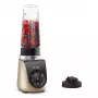 Galda blenderis Tefal Blend Up BL190AF0 — 0,85 L bļoda, 1000 W, 6 asmeņu Powelix, impulsa režīms, ledus smalcināšana (Caurspīdīgs/Melns/Bēšs)