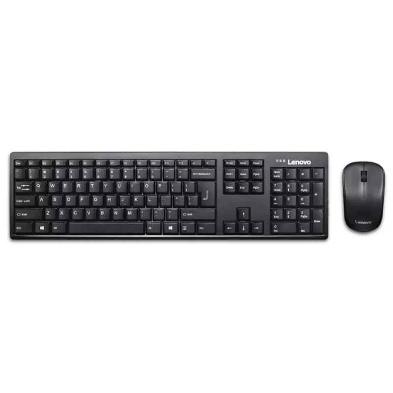 Lenovo GX30L66303 tastatūra Pele iekļauta Universāls QWERTY US English Melna