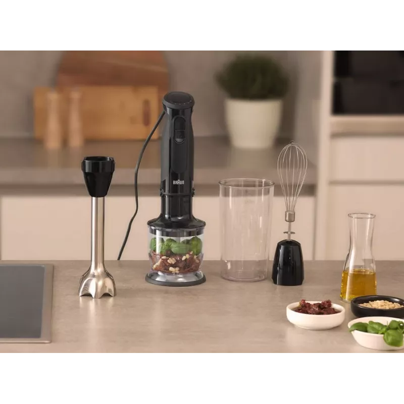 Braun MultiQuick 5 MQ 50202 M 0,6 L iegremdējamais blenderis 1000 W Melns