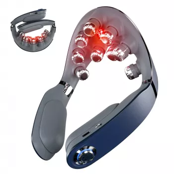 Masāžas ierīce SKG G7-Pro-Fold Blue Kombinēta Kompresijas Mīcīšanas Vibrācijas