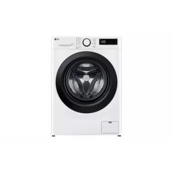 LG F4DR509SBW veļas mazgājamā un žāvējamā mašīna Brīvi stāvoša Ielādēšana no priekšas Melns, Balts