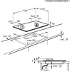 Electrolux KGG75362K Melns Iebūvējama 75 cm Gāzes 5 zonu(-as)