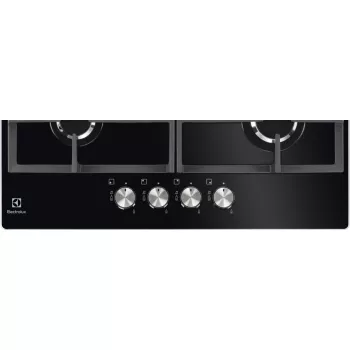 Electrolux KGG6426K Melns Iebūvēta 56 cm Gāzes 4 zonu(s)