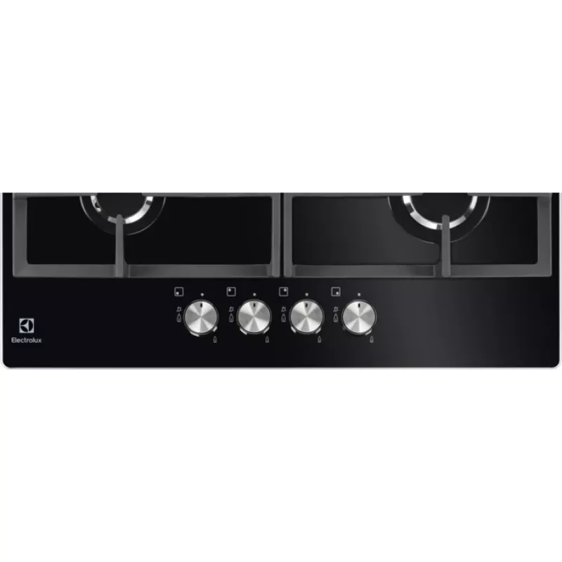 Electrolux KGG6426K Melns Iebūvēta 56 cm Gāzes 4 zonu(s)