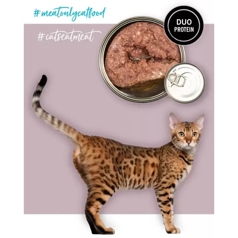 3coty mitrā barība pieaugušiem kaķiem ar tītaru un zosi, 80 g