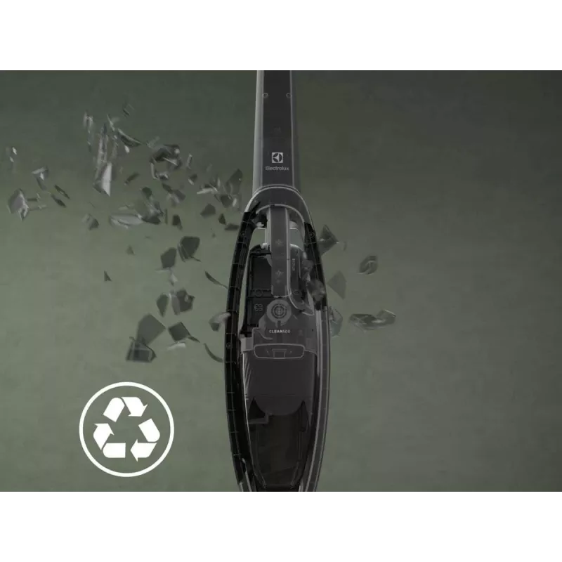Electrolux ES52CB21DB stieņa putekļsūcējs ar bateriju Sausā tīrīšana Cikloniskā, Putu, Pēcmotora filtrs Bezmaisa 0,5 L 29 W Zils 2 Ah