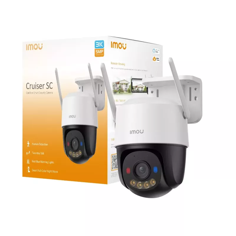 IP drošības kamera IMOU Cruiser SC 3K — 5 MP (2880×1620), 3,6 mm, PoE/DC, Wi‑Fi, 30 m nakts redzamība