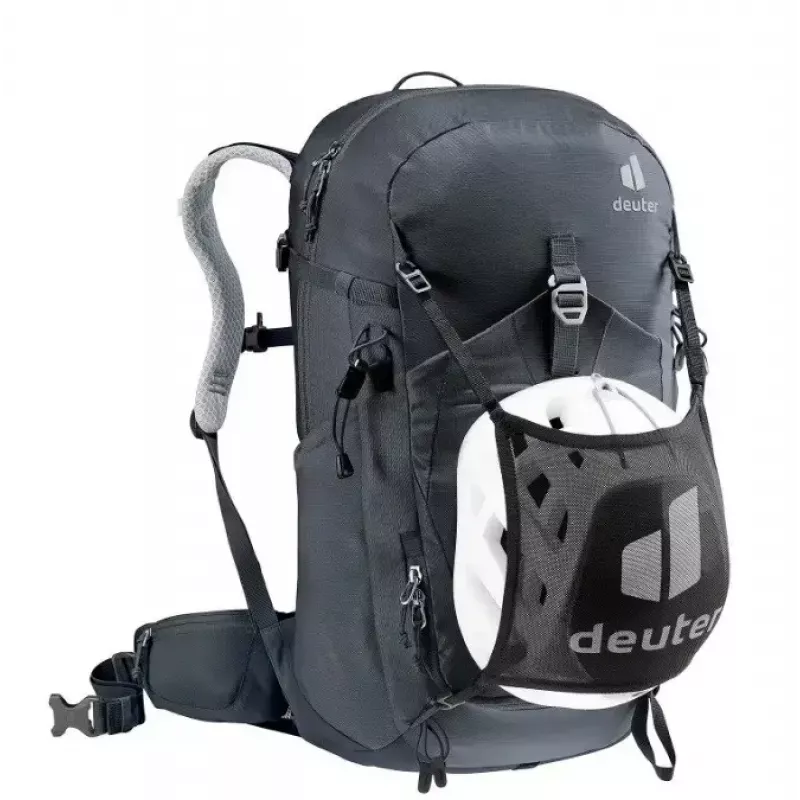 Mugursoma DEUTER Trail PRO 31 SL sievietēm — 31 L, viegla, izturīga, sieviešu piegriezums, melna