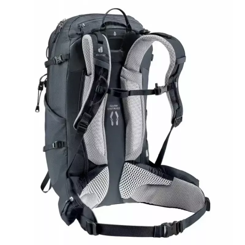 Mugursoma DEUTER Trail PRO 31 SL sievietēm — 31 L, viegla, izturīga, sieviešu piegriezums, melna