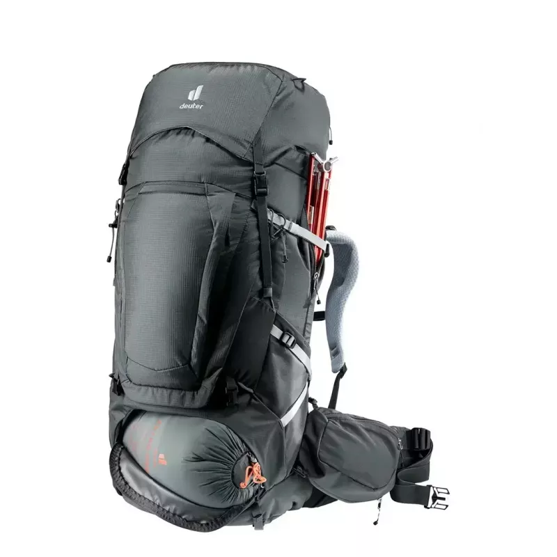 Pārgājienu mugursoma DEUTER Aircontact Pro 65+10 SL Women's Graphite, 65+10 L ietilpība