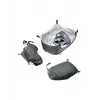 Pārgājienu mugursoma DEUTER Aircontact Pro 65+10 SL Women's Graphite, 65+10 L ietilpība