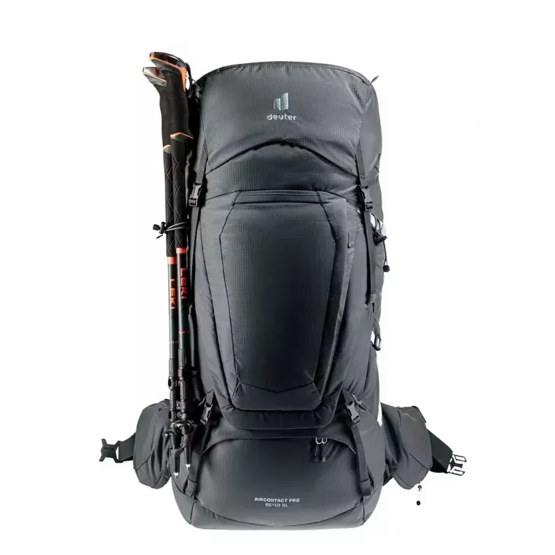 Pārgājienu mugursoma DEUTER Aircontact Pro 65+10 SL Women's Graphite, 65+10 L ietilpība