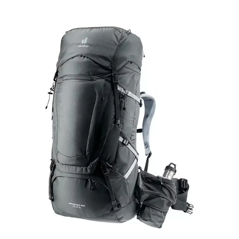 Pārgājienu mugursoma DEUTER Aircontact Pro 65+10 SL Women's Graphite, 65+10 L ietilpība