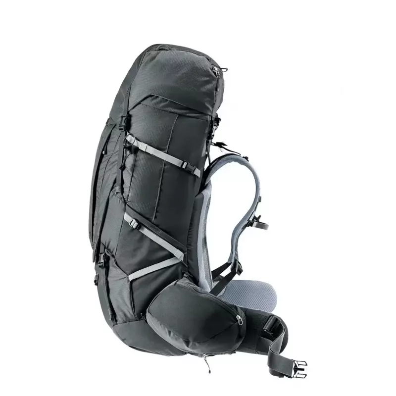 Pārgājienu mugursoma DEUTER Aircontact Pro 65+10 SL Women's Graphite, 65+10 L ietilpība
