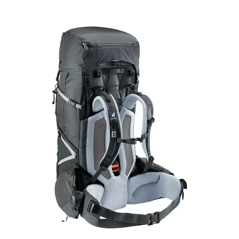 Pārgājienu mugursoma DEUTER Aircontact Pro 65+10 SL Women's Graphite, 65+10 L ietilpība