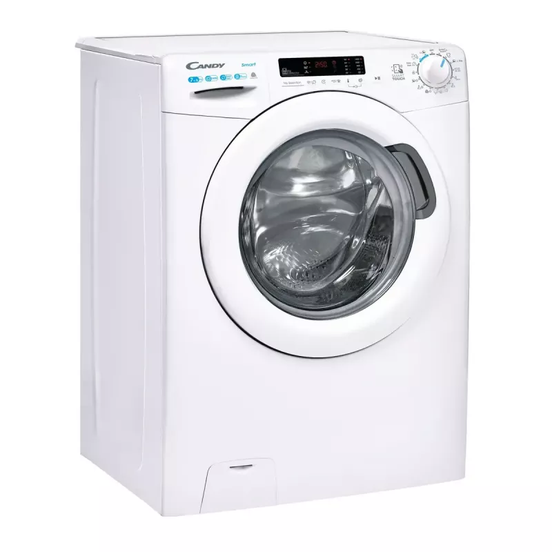 Candy Smart CSWS 4752DWE/1-S veļas mazgājamā mašīna ar žāvētāju Brīvstāvoša Ielādējama no priekšas Balta