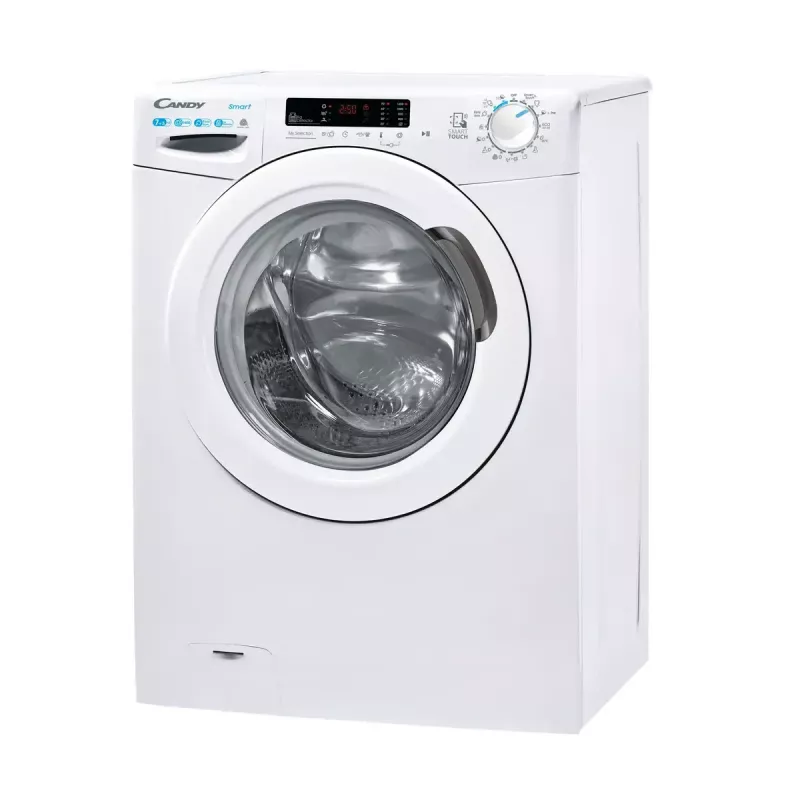 Candy Smart CSWS 4752DWE/1-S veļas mazgājamā mašīna ar žāvētāju Brīvstāvoša Ielādējama no priekšas Balta